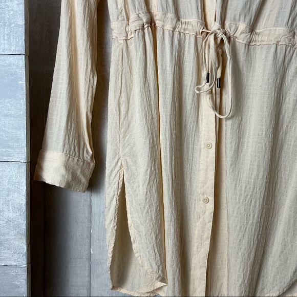 HD in Paris “Carmina” Tie Waist Shirt Dress Anthropologie - Picture 4 of 12